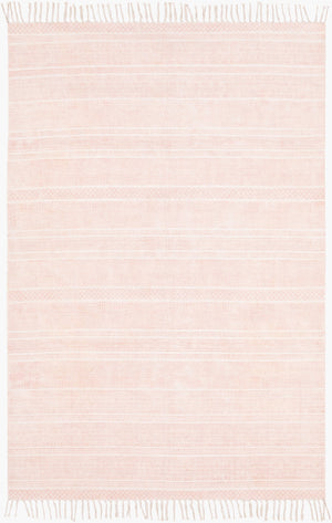 Surya July Handmade 2'6" X 8' Global-inspired Rug - Durable Cotton Construction For Eclectic Home Decor Dusty Coral Cotton Juy2301-268
