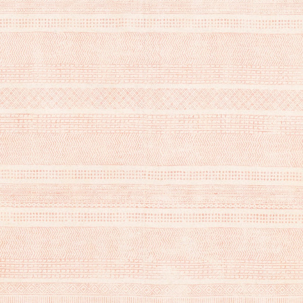 Surya July Handmade 2'6" X 8' Global-inspired Rug - Durable Cotton Construction For Eclectic Home Decor Dusty Coral Cotton Juy2301-268