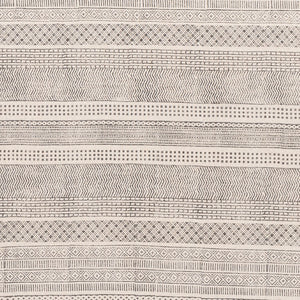 Surya July Handmade 2'6" X 8' Global-inspired Rug - Durable Cotton Construction For Eclectic Home Decor Charcoal Cotton Juy2304-23