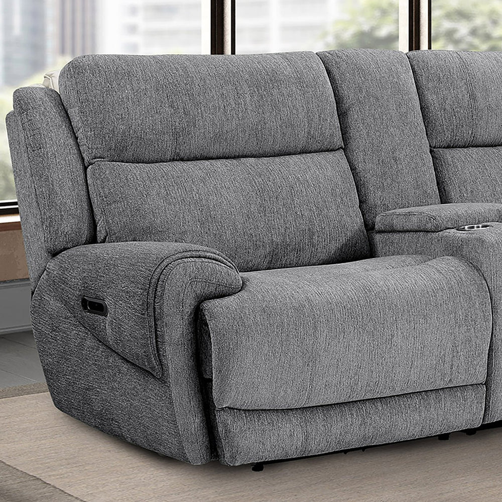 Parker House Parker Living Spencer - Stylish Armless Recliner With Power Footrest For Ultimate Comfort And Relaxation Light Grey 100% Polyester (W) Mspe#811lph-tpe