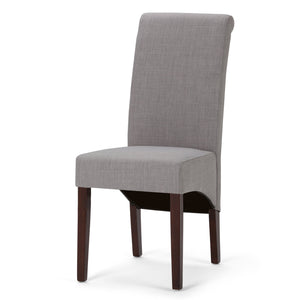 English Elm Avalon Deluxe Parson Dining Chair Set Of 2 - Soft Dove Grey Upholstery For Modern Comfort & Style B136P159802