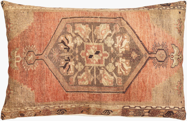 Livabliss Javed Handcrafted Cotton Blend Lumbar Pillow Traditional Textile Style for Sofas JVD001-1422P