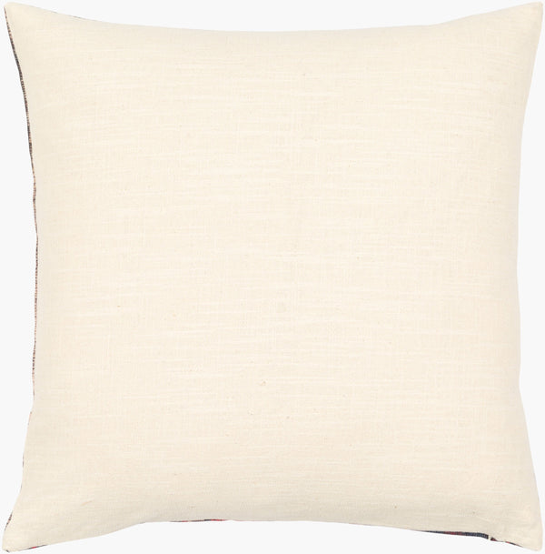 Surya Javed Bohemian 18” X 18” Accent Pillow - Vibrant, Durable, Soft Cotton & Polyester Blend For Home Decor Red Polyester,Cotton Jvd002-2222d