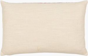 Surya Javed Bohemian 18” X 18” Accent Pillow - Vibrant, Durable, Soft Cotton & Polyester Blend For Home Decor Red Polyester,Cotton Jvd004-1818p