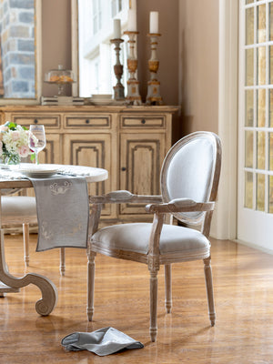 Park Hill White Washed Arm Chair EFS81666