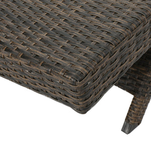 English Elm Christopher Knight Home® - Salem Pe Wicker Chaise Lounge Set – Premium Outdoor Comfort With Mocha Finish, No Assembly Required 52005.00ALUMCAMP2
