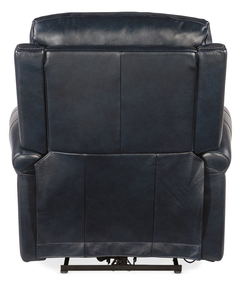 Hooker Furniture Eisley Semi-Aniline Leather Power Recliner With Usb, Zero-Gravity Recline, Power Headrest & Lumbar RC602-PHZL-049
