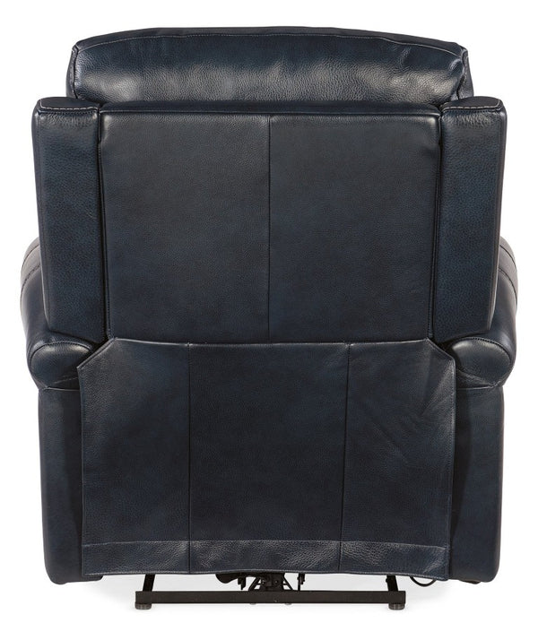Hooker Furniture Eisley Semi-Aniline Leather Power Recliner With Usb, Zero-Gravity Recline, Power Headrest & Lumbar RC602-PHZL-049
