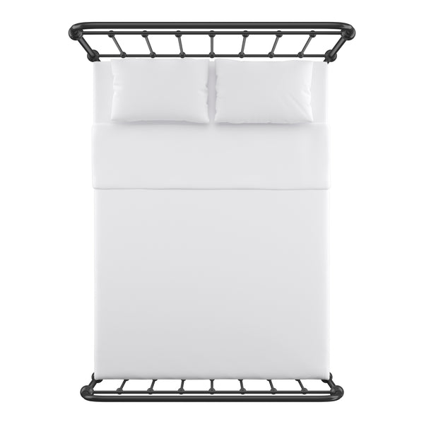 Homelegance By Top-Line Taylin Graceful Lines Victorian Metal Bed Black Metal