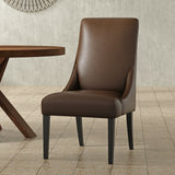 Parker House Sierra - Copley Brown Dining Chair - Set of 2 Copley Brown 80% Polyester, 20% PU DSIE#DRC-CPBR