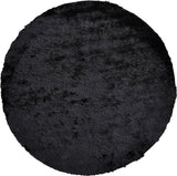 Feizy Rugs Indochine Plush Hand-tufted Polyester Shag Rug - Luxurious High Pile For Contemporary Spaces Black Polyester 4944550fblk000n95