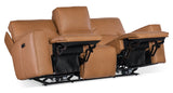 Miles Zero Gravity PWR Sofa w/ PWR Headrest Brown MS Collection SS727-PHZ3-084 Hooker Furniture