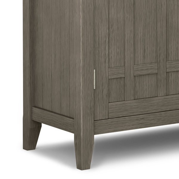 English Elm Bedford Sideboard Buffet With Wine Rack - Rustic Farmhouse Grey Storage For Dining & Living Spaces B136P158483