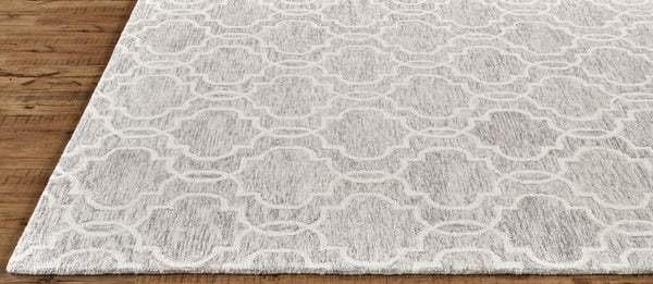 Feizy Rugs Belfort Hand-tufted Wool Rug: Elegant Transitional Designs For Timeless Home Décor Style Gray,Ivory Wool 8698775flgy000f00