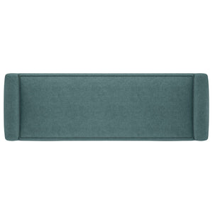 English Elm Scott - Versatile Smoky Teal Ottoman Bench For Entryway, Living Room, Or Bedroom Seating Solution B136P159257-GIGA