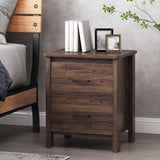 Christopher Knight Home® - Noble House - Olimont Contemporary 2 Drawer Nightstand