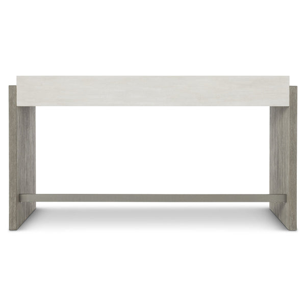 Bernhardt Bernhardt Foundations Desk — Two‑Tone Rustic Modern Writing Desk With Soft‑Close Drawer, Steel Accents 306512
