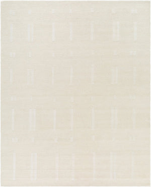 Livabliss Rossi Hand Tufted Wool Area Rug Plush Medium Pile Artisan Craft for Entryways Ivory, Cream 8' x 10' JWRS2300-810