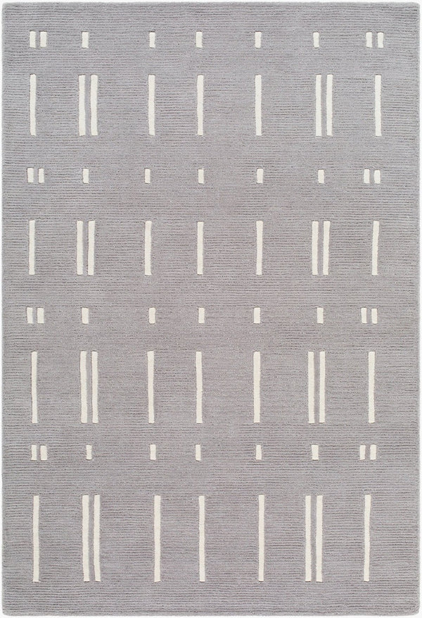 Livabliss Rossi Hand Tufted Wool Accent Rug Plush Medium Pile for Entryway or Bedroom Slate Gray, Ivo 5' x 7'6" JWRS2301-576