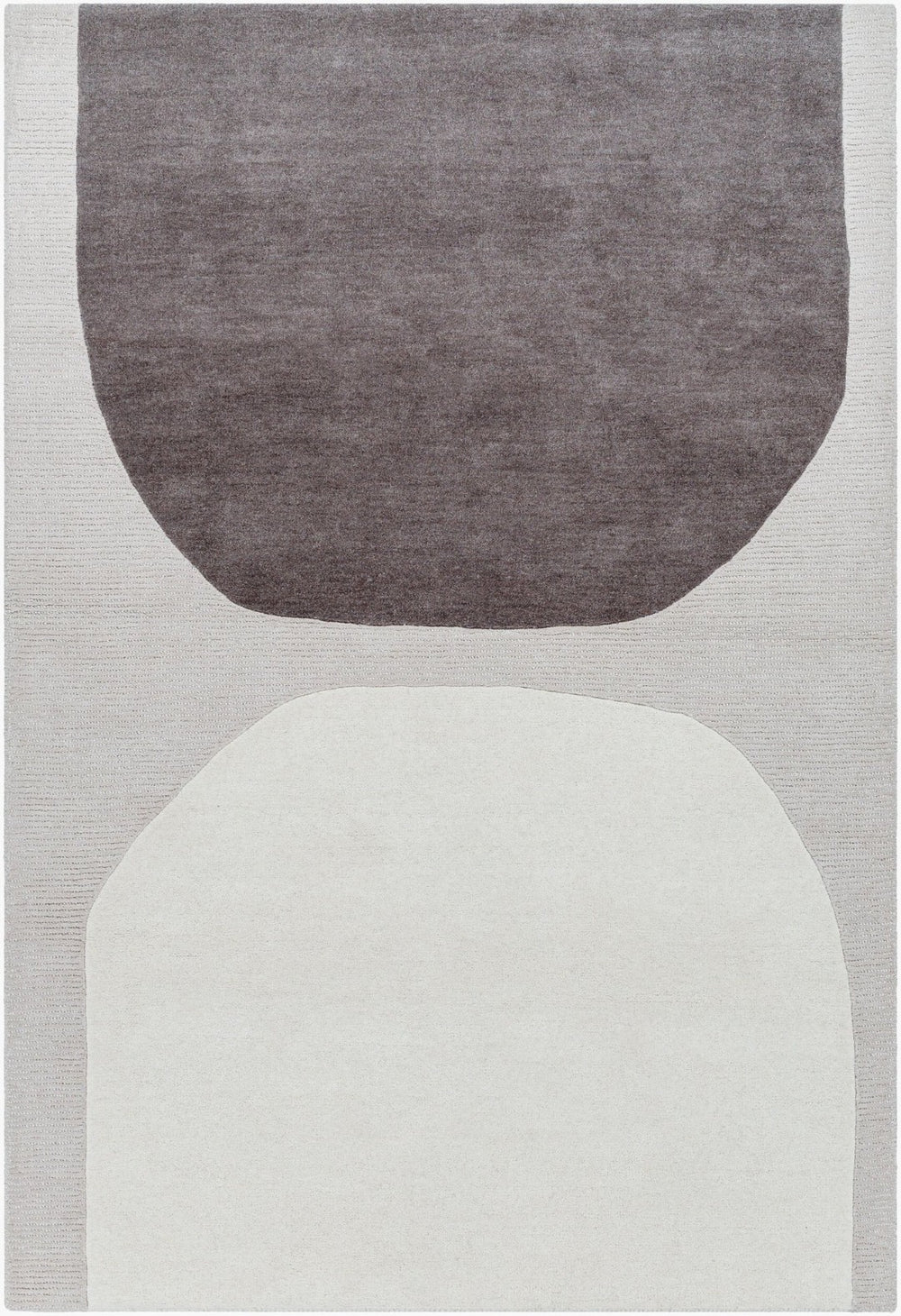 Livabliss Rossi Hand Tufted Wool Accent Rug Artisan Crafted for Entryways and Bedside Floors Charcoal, Light 9' x 12' JWRS2302-912
