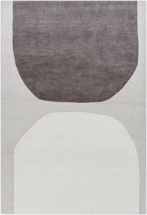 Livabliss Rossi Hand Tufted Wool Accent Rug Artisan Crafted for Entryways and Bedside Floors Charcoal, Light 9' x 12' JWRS2302-912