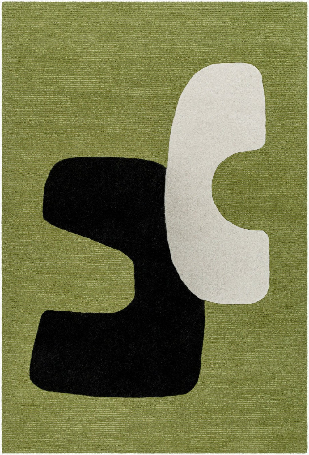 Livabliss Rossi Hand Tufted Wool Area Rug Plush Medium Pile Accent for Entryway or Bedroom Olive Green, Ch 9' x 12' JWRS2303-912