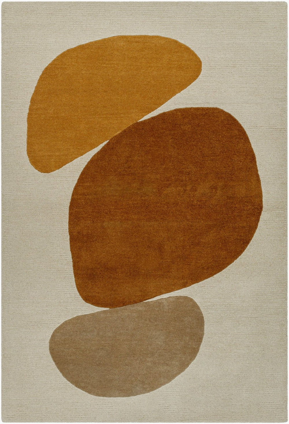 Livabliss Rossi Hand Tufted Wool Accent Rug Soft Medium Pile for Entryways and Bedroom Spaces Goldenrod, Burn 8' x 10' JWRS2305-810