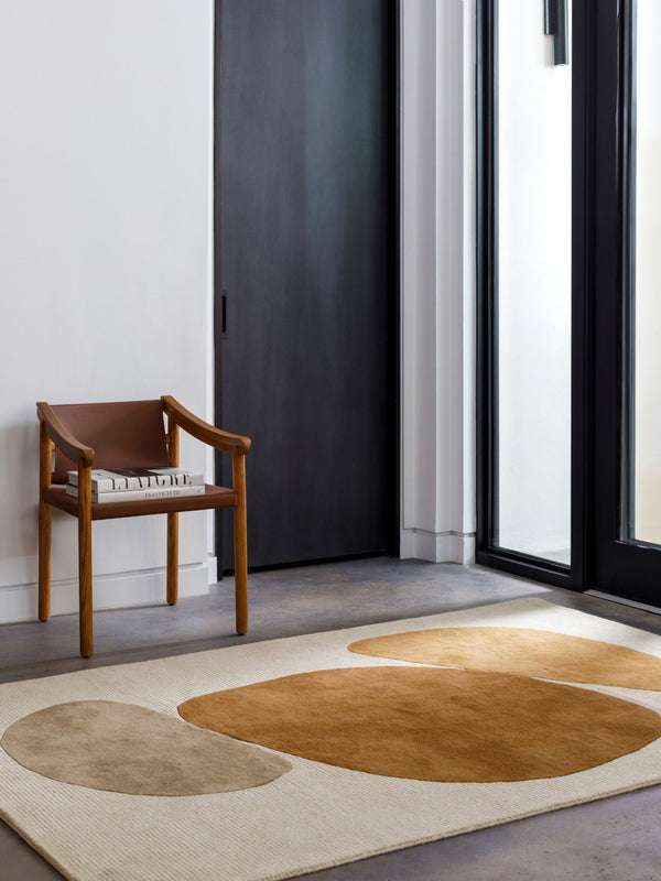 Livabliss Rossi Hand Tufted Wool Accent Rug Soft Medium Pile for Entryways and Bedroom Spaces Goldenrod, Burn 8' x 10' JWRS2305-810