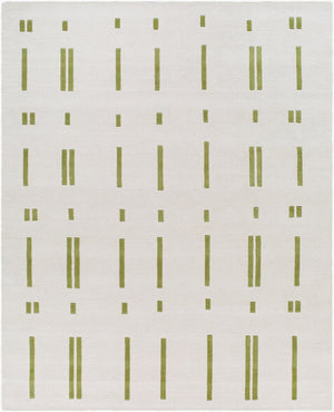 Livabliss Rossi Hand Tufted Wool Area Rug Plush Medium Pile for Entryway or Bedside Accent Ivory, Olive Gr 8' x 10' JWRS2309-810