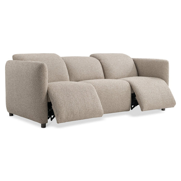 Bernhardt Bernhardt Modern Luc Power Motion Sofa With High Sheltering Arms, Pop-Up Headrests & Durable Upholstery B557RO