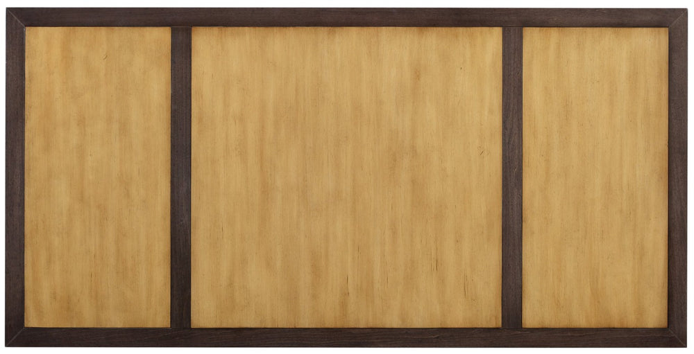 Hooker Furniture South Park 60'' Writing Desk With Natural Maple Top, Dusky Gray Case, Satin Nickel Hardware & Storage 5078-10458