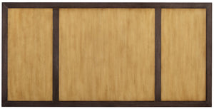 Hooker Furniture South Park 60'' Writing Desk With Natural Maple Top, Dusky Gray Case, Satin Nickel Hardware & Storage 5078-10458