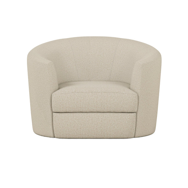 A.R.T. Furniture Moreau Lounge Chair In E-sand – Elegant Curved Design With Removable Cushion For Modern Comfort  Wood,Foam,Fabric 793503-5000
