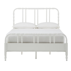 Homelegance By Top-Line Ambrose Metal Spool Bed White Metal