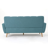 Christopher Knight Home® - Noble House - Treston Mid Century Blue Fabric Sofa