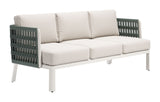 Bridgehampton Sofa White 704045 Zuo Modern