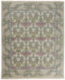 Feizy Rugs Beall Hand-knotted Wool Floral Rug - Elegant Arts And Crafts Style With Modern Color Palette Ivory,Pink,Green Wool Bea6714fgrymltj55