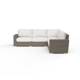 Coronado Sectional in Canvas Flax w/ Self Welt SW2101-SEC-FLX-STKIT Sunset West