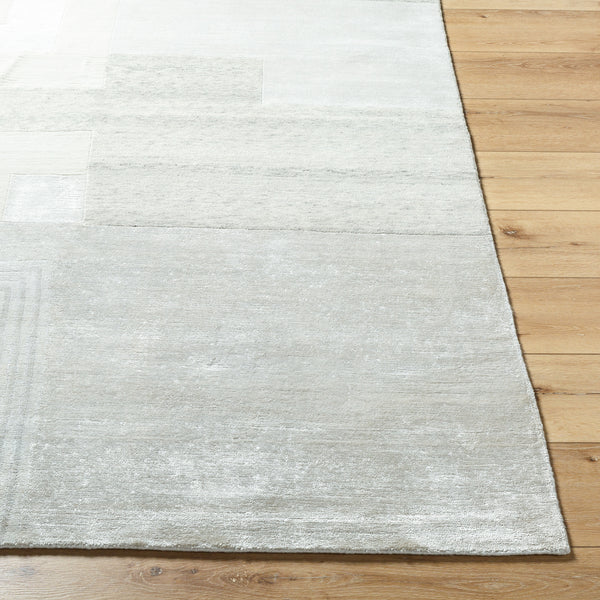 Jaylin JYL-2302 9' x 12' Handmade Rug JYL2302-912  Off-White, Light Silver Surya