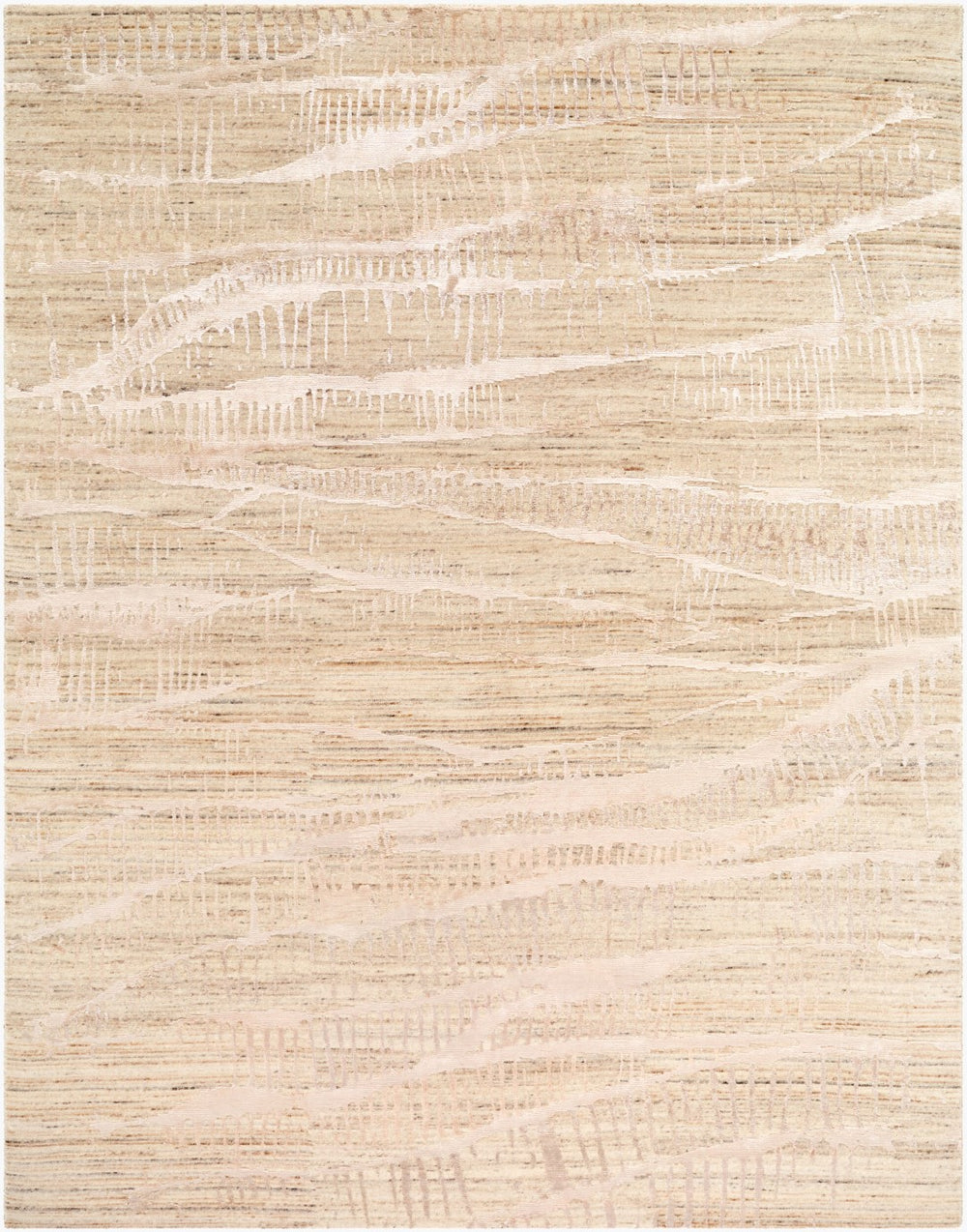 Surya Jaylin 2' X 3' Handmade Tencel & Wool Rug - Modern Style, Durable, Soft, And Unique Indian Craftsmanship Beige Wool,Tencel Jyl2303-810