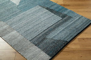 Livabliss Jocelyn Handwoven Flatweave Rug Recycled Pet Yarn Indoor Outdoor Entryway Accent Slate Gray, Cha 8' x 10' JYN2300-810