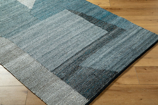Livabliss Jocelyn Handwoven Flatweave Rug Recycled Pet Yarn Indoor Outdoor Entryway Accent Slate Gray, Cha 8' x 10' JYN2300-810