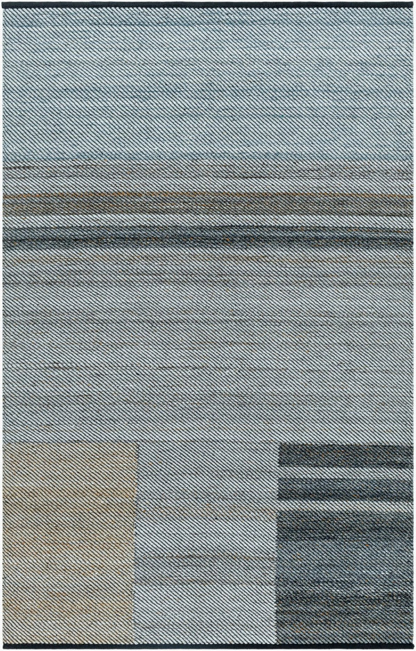 Livabliss Jocelyn Handwoven Recycled Pet Flatweave Rug for Entryways Patios and Compact Spaces Slate Gray, Cha 9' x 12' JYN2301-912