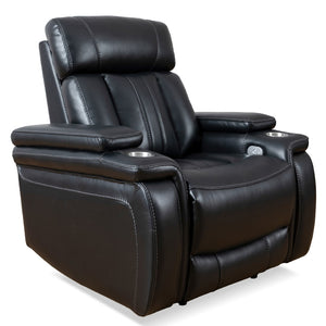 Parker House Parker Living Royce - Midnight Power Recliner Midnight 90% Polyester, 10% PU (W) MROY#812PH-MID