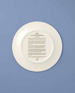 Lenox 2024 Trees Around The World Plate Switzerland Multi, IVORY PORCELAIN 896240