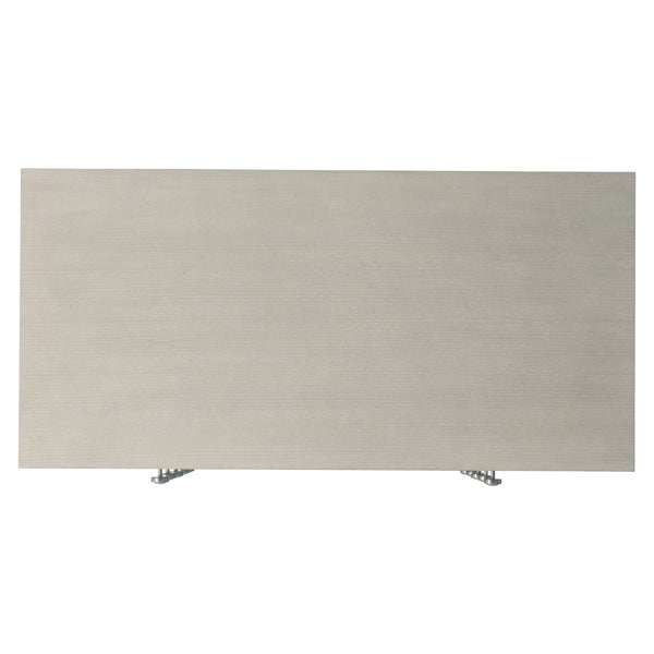 Bernhardt Bernhardt Cornelia Tall Drawer Chest With Nebbia Ash Finish, Brushed Stainless Inlays, 5 Soft-Close Drawers 331118