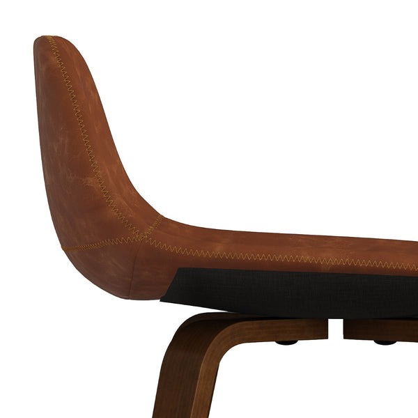 English Elm Randolph Mid-Century Modern Bentwood Counter/Bar Stool Set Of 2 - Stylish, Comfortable Seating B136P159448-GIGA