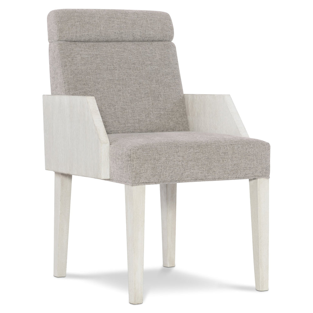 Bernhardt Bernhardt Linen Arm Chair — Rustic Modern Fully Upholstered Seating, Supportive Cushioning, Versatile Style 306546