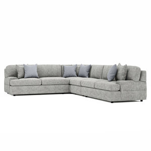 Bernhardt Bernhardt Serena Sectional With Low-Profile Frame And Deep Cushions For Modern Comfort And Style - Made to Order Grey K2029
