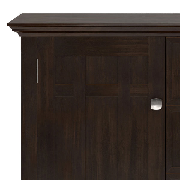 English Elm Bedford Sideboard Buffet - Handcrafted Dark Tobacco Brown Storage With Timeless Transitional Style B136P158488